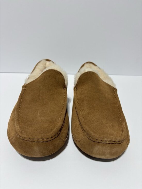 UGG Men’s Ascot Chestnut Suede Slippers, Size 12 M main image 6